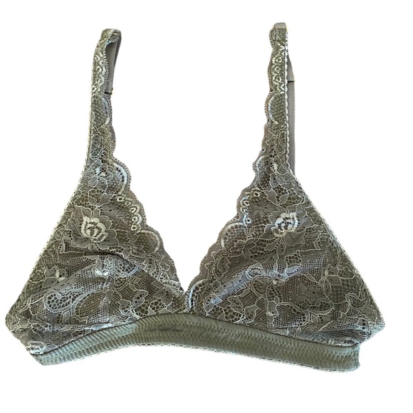 Urban Outfitters Other - OUT from UNDER green triangle bralette S